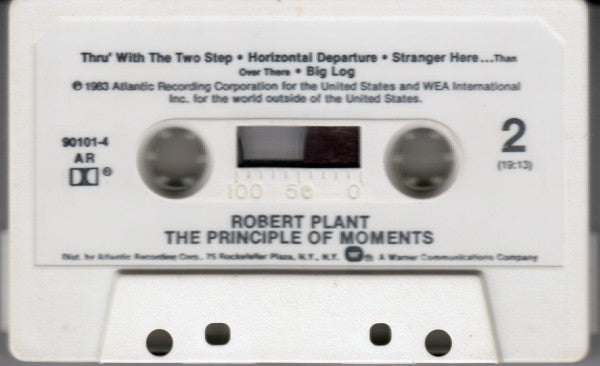 Robert Plant : The Principle Of Moments (Cass, Album)