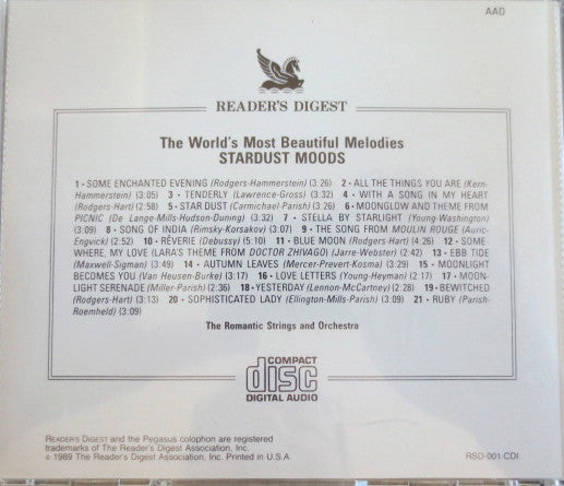 The Romantic Strings - Stardust Moods (CD) (VG+) - Endless Media