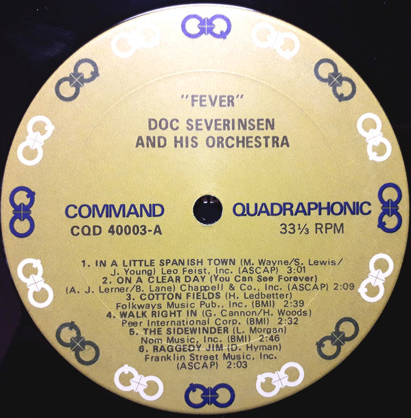 Doc Severinsen And His Orchestra : Fever! (LP, Quad, RE, Gat)