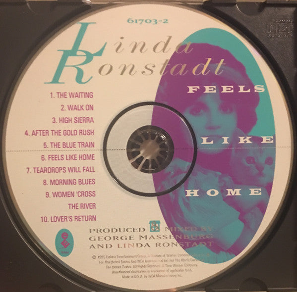 Linda Ronstadt : Feels Like Home (CD, Album)