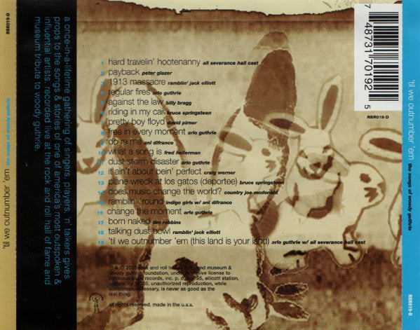 Various : 'Til We Outnumber 'Em (The Songs Of Woody Guthrie) (CD, Album)