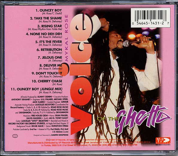 Michael Rose : Voice Of The Ghetto (CD, Album)