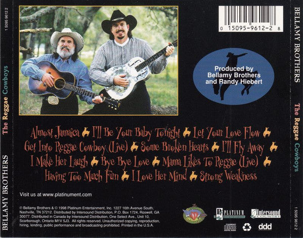 Bellamy Brothers : The Reggae Cowboys (CD, Album)