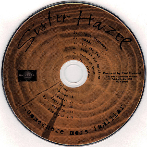 Sister Hazel - ...Somewhere More Familiar (CD) (VG) - Endless Media