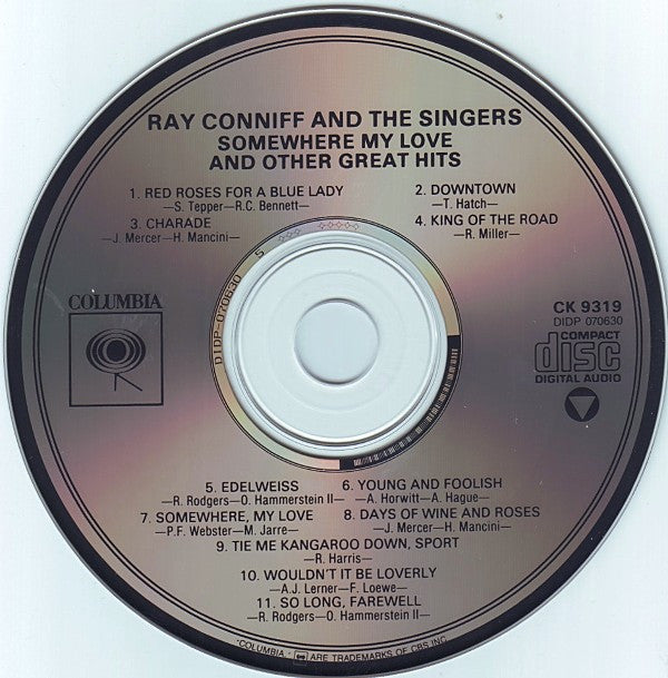 Ray Conniff And The Singers : Somewhere My Love And Other Great Hits (CD, Album, RE)