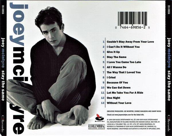 Joey McIntyre - Stay The Same (CD) (VG) - Endless Media