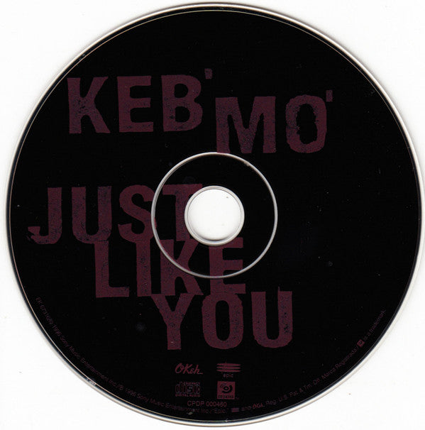 Keb' Mo' : Just Like You (CD, Album, Enh)