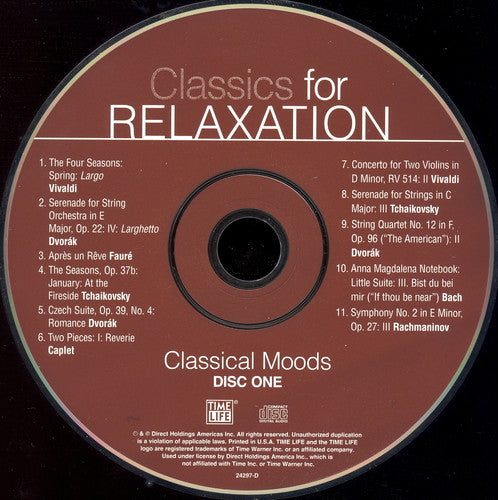 Various : Classics For Relaxation: Classical Moods (4xCD, Comp)