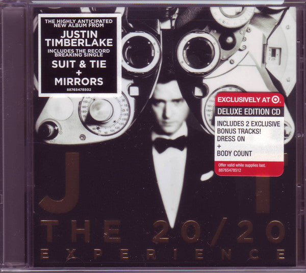 Justin Timberlake : The 20/20 Experience (CD, Album, Dlx, RP, Tar)