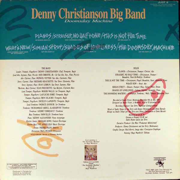 Denny Christianson Big Band - Doomsday Machine (LP) (VG+) - Endless Media