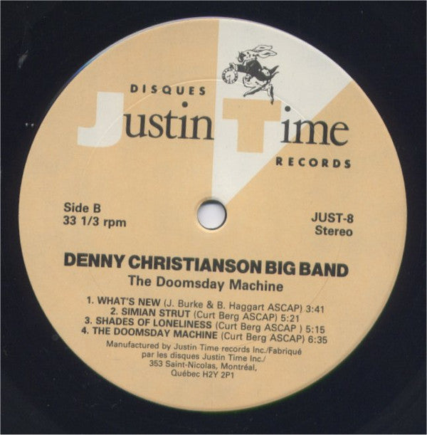 Denny Christianson Big Band - Doomsday Machine (LP) (VG+) - Endless Media
