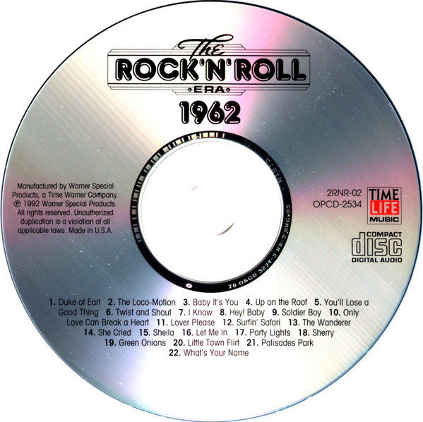 Various : The Rock 'N' Roll Era 1962 (CD, Comp, RE, RM)