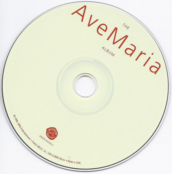 Leontyne Price, Mario Lanza, Enrico Caruso, Placido Domingo : The Ave Maria Album (CD, Comp, Mono)