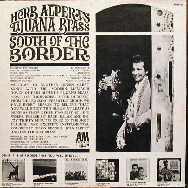 Herb Alpert & The Tijuana Brass - South Of The Border (LP) (VG) - Endless Media