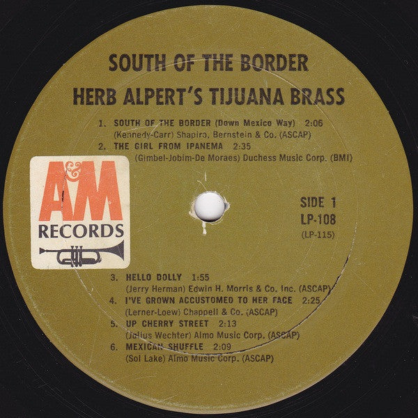 Herb Alpert & The Tijuana Brass - South Of The Border (LP) (VG) - Endless Media