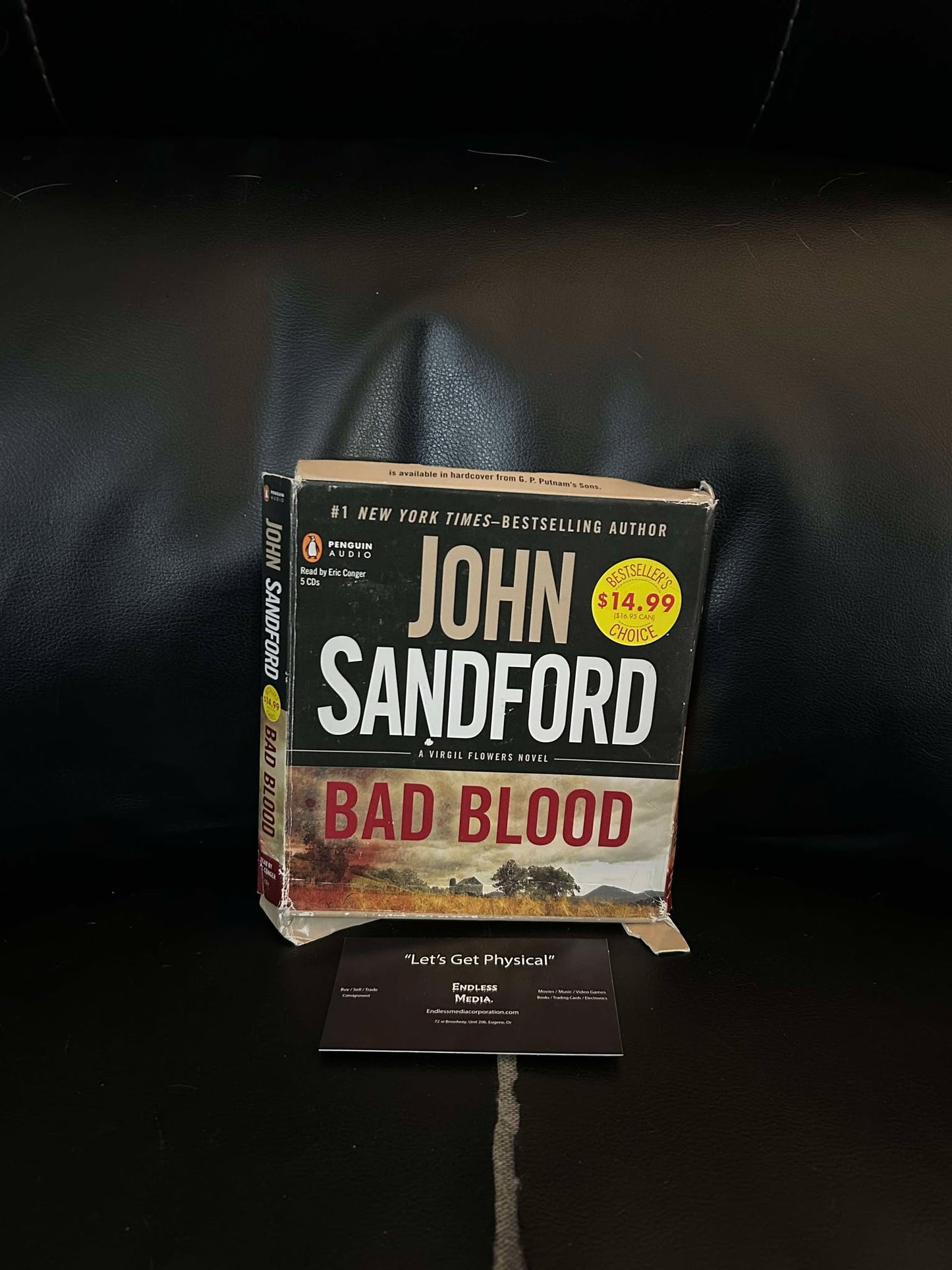 Bad Blood: A Virgil Flowers Novel by Sandford, John, and Conger, Eric Audiobook (Very Good)