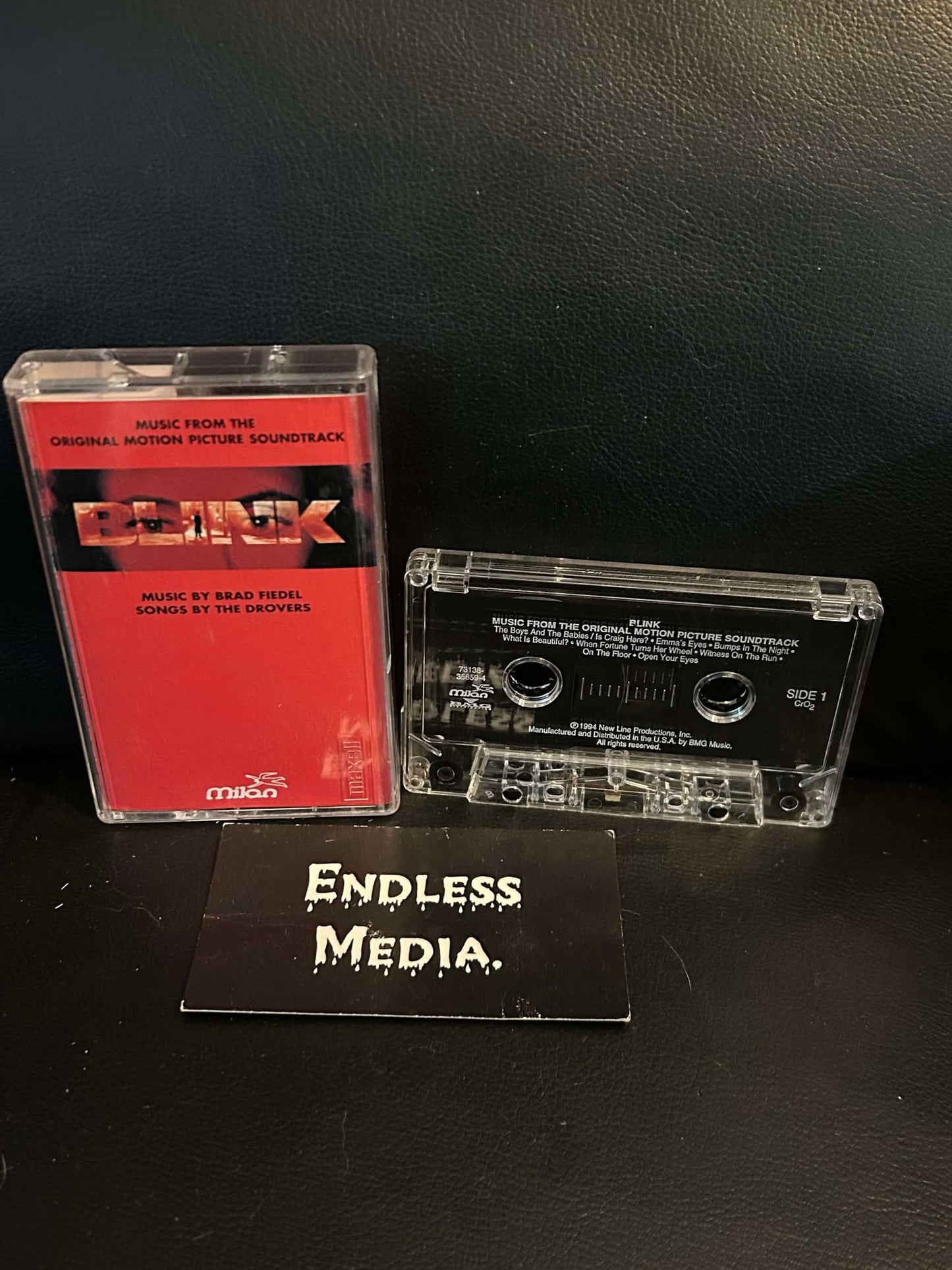 Brad Fiedel, The Drovers - Blink: Music From The Original Motion Picture Soundtrack (Cassette) (VG+)