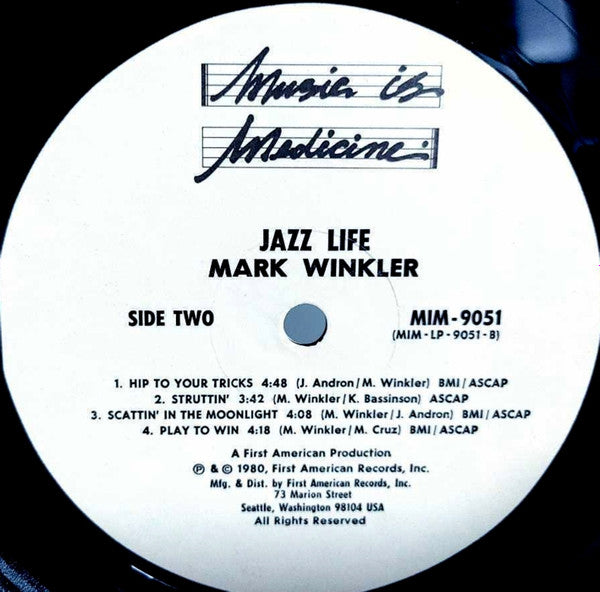 Mark Winkler : Jazz Life (LP, Album)