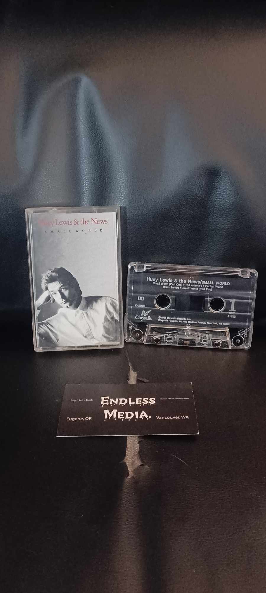 Huey Lewis & The News - Small World (Cassette) (VG+)