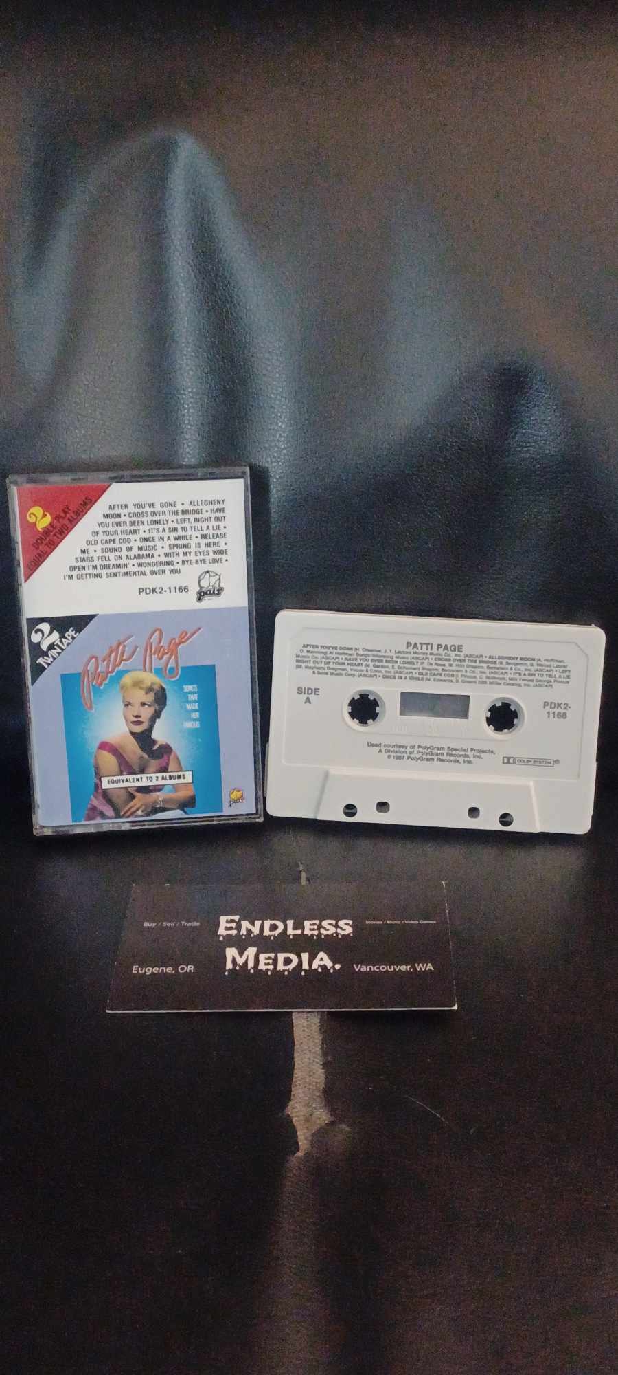 Patti Page - Songs That Made Her Famous (Cassette) (VG+)