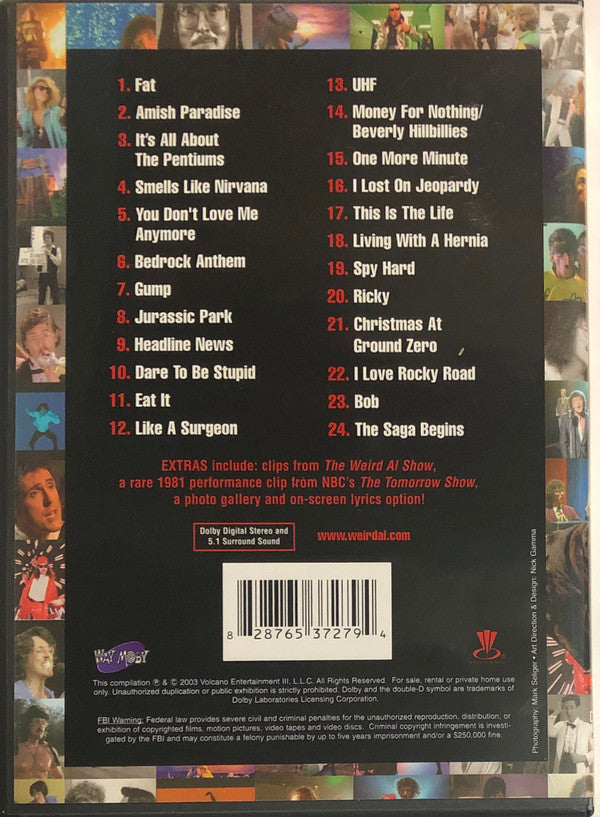 "Weird Al" Yankovic : The Ultimate Video Collection (DVD-V, Multichannel, NTSC)
