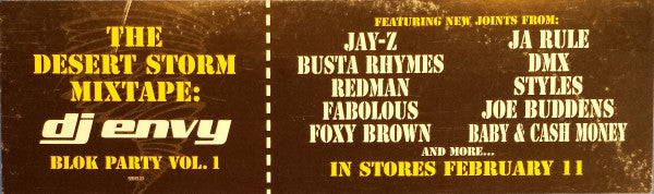 DJ Envy : The Desert Storm Mixtape: Blok Party Vol.1 (12", Single, Promo)