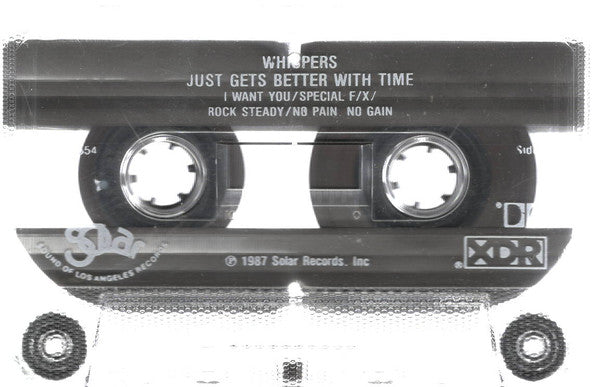 The Whispers : Just Gets Better With Time (Cass, Album)