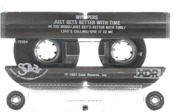 The Whispers : Just Gets Better With Time (Cass, Album)