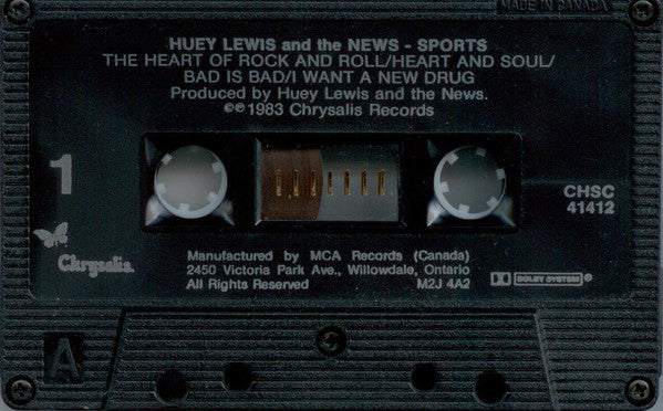 Huey Lewis & The News : Sports (Cass, Album, Dol)