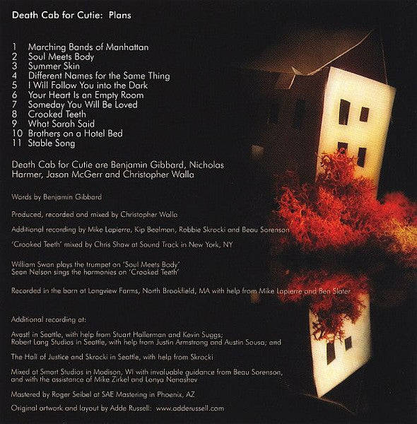 Death Cab For Cutie : Plans (CD, Album)