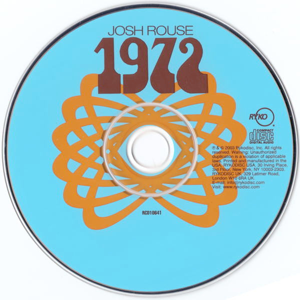 Josh Rouse : 1972 (CD, Album)