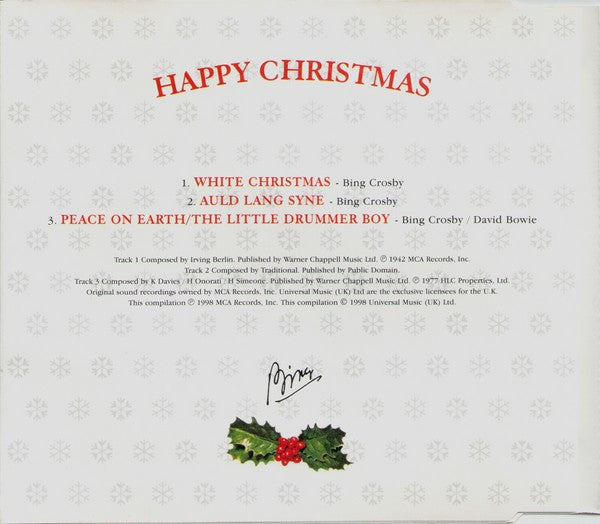 Bing Crosby : White Christmas (CD, Single)