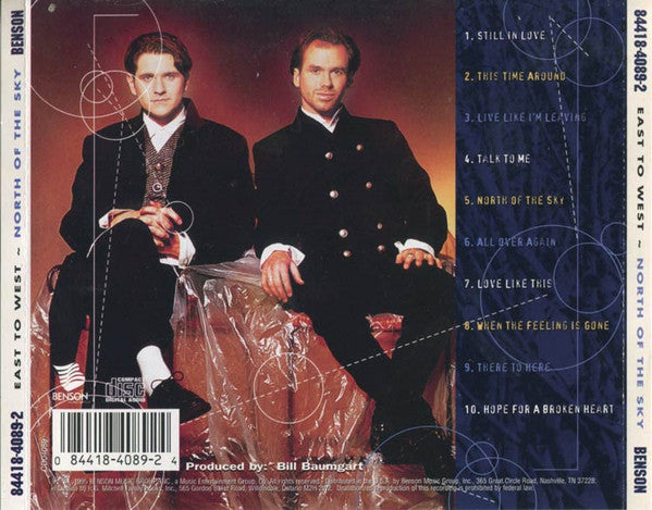 East To West - North Of The Sky (CD) (VG) - Endless Media