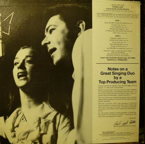 Connie Smith And Nat Stuckey - Young Love (LP) (VG) - Endless Media
