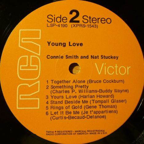 Connie Smith And Nat Stuckey - Young Love (LP) (VG) - Endless Media