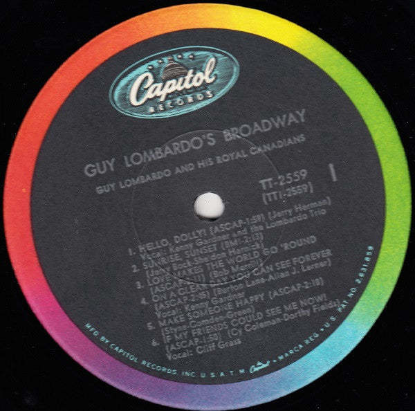 Guy Lombardo And His Royal Canadians - Guy Lombardo's Broadway (LP) (VG) - Endless Media