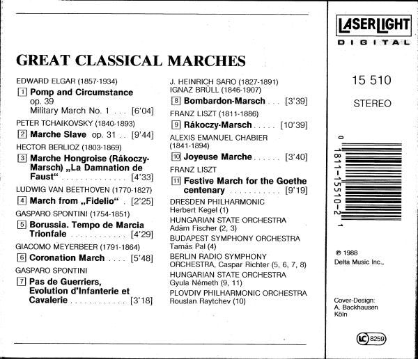 Various - Great Classical Marches (CD) (VG+) - Endless Media