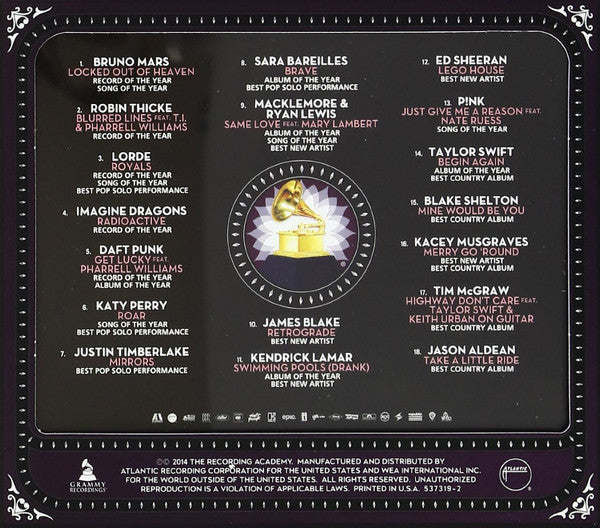 Various : 2014 Grammy Nominees (CD, Comp)