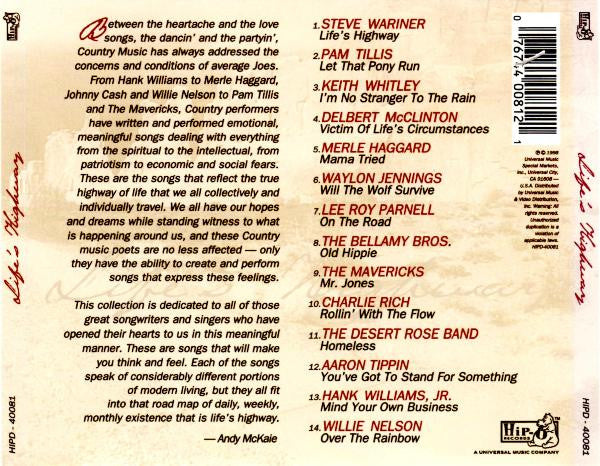 Various : Life's Highway (CD, Comp, RM)