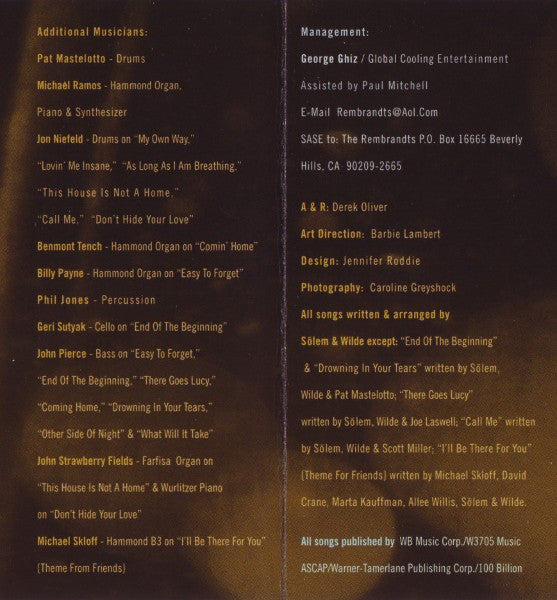 The Rembrandts : L.P. (CD, Album, All)