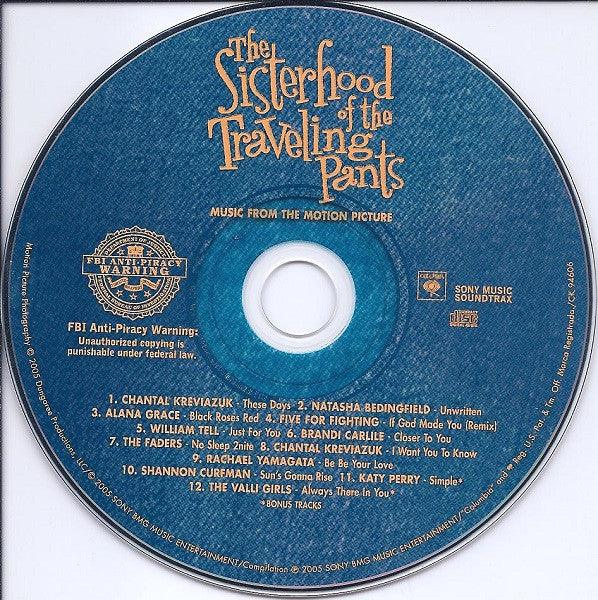 Various : The Sisterhood Of The Traveling Pants (Music From The Motion Picture) (CD, Comp)