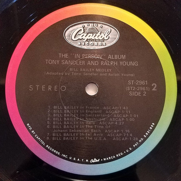 Sandler & Young : The "In Person" Album (LP)