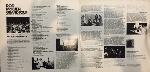 Rod McKuen : Grand Tour (2xLP, Album, Gat)