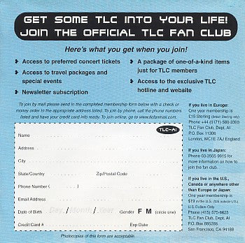 TLC : Fanmail (CD, Album, Ltd)