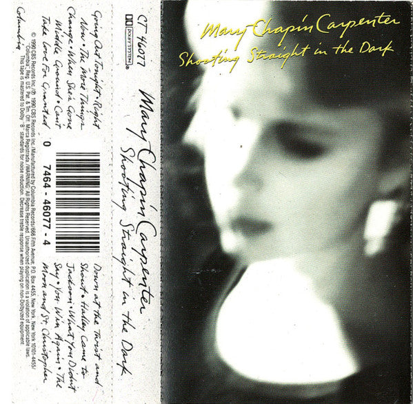 Mary Chapin Carpenter : Shooting Straight In The Dark (Cass, Album)