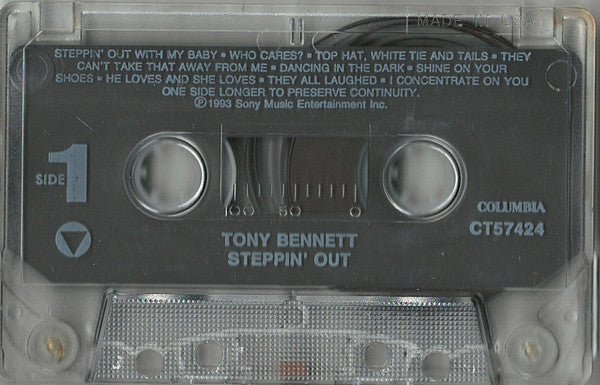Tony Bennett : Steppin' Out (Cass, Album)