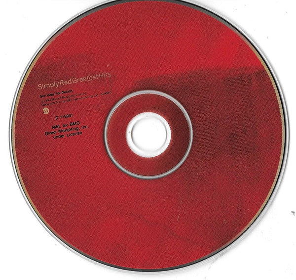 Simply Red : Greatest Hits (CD, Comp, Club, RM, WMO)