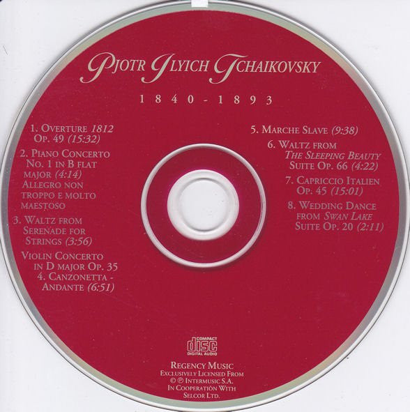Pyotr Ilyich Tchaikovsky - Tchaikovsky (CD) (VG+) - Endless Media