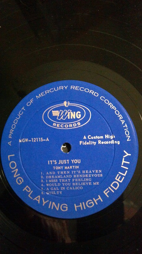 Tony Martin - It's Just Love (LP) (VG) - Endless Media