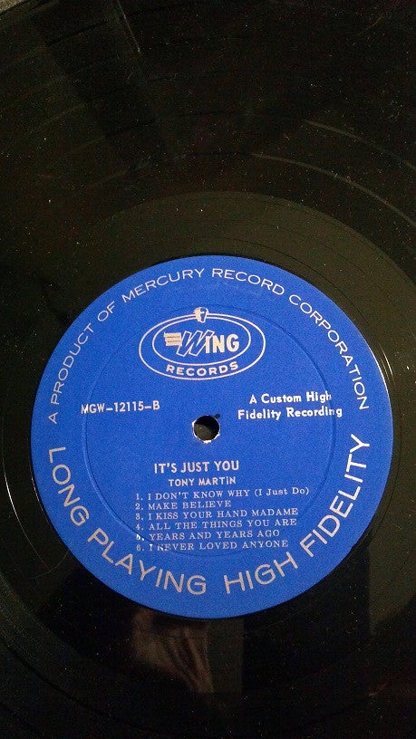 Tony Martin - It's Just Love (LP) (VG) - Endless Media